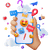 Attribution modeling icon