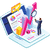 Reporting and analysis icon